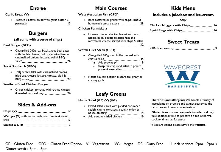 Winter Menu 2